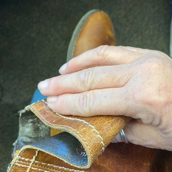 Bed Stu Distressed Brown Leather Mid Calf Moto Boots Size 8 - Picture 9 of 11